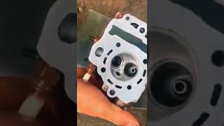 Amazing work sandpaper work on the surface of piston pump lapping hydraulicpump piston trending [upl. by Neelac]