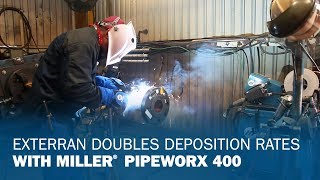 Exterran Doubles Deposition Rates with Miller Pipeworx 400 [upl. by Ennaid]