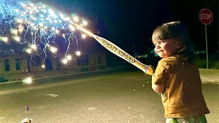 My Son PLAYS With FIREWORKS [upl. by Anawed]