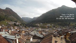 Timelapse 28102024  Webcam Casa Ciajeole  Moena Val di Fassa Dolomiti [upl. by Orips]