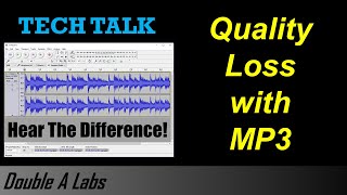 What You Lose When You Compress Music to MP3 M4A WMA etc Tutorial and Example with Audacity [upl. by Notac137]