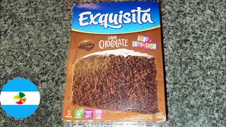 Exquisita Torta Bizcochuelo sabor Chocolate  Chocolate sponge cake [upl. by Harshman]