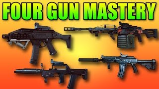 4 Gun Weapon Mastery ACE21 A91 PKP Pecheneg CZ3A1  Battlefield 4 Gameplay [upl. by Enajiram]