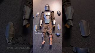 Mafex Mandalorian 20 overhaul with soft goods actionfigures [upl. by Anaujat]