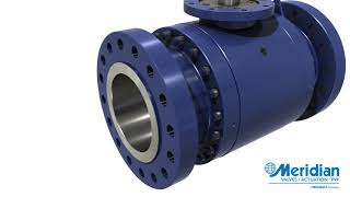 Meridian™ 10” 600 Trunnion Mounted Ball Valve [upl. by Wilkinson]