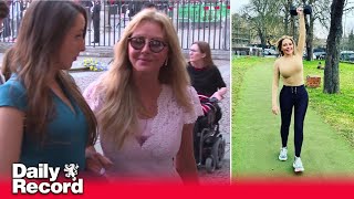 Carol Vorderman looking 25 as she shows off fitness routine [upl. by Jeff]