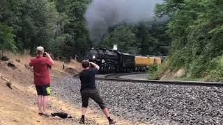 Chasing Union Pacific Big Boy 4014 From Auburn To Gold Run CA [upl. by Saihtam]