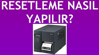 Argox Barkod Yazıcı Resetleme Nasıl Yapılır [upl. by Bej599]