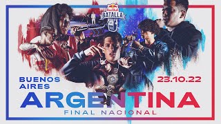 Final Nacional Argentina 2022  Red Bull Batalla [upl. by Dunton]