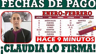 ♨️CALENDARIO DE PAGOS DE 7 MIL PESOS HOY 🎁FECHAS PAGO Enero 2025 PENSIÓN BIENESTAR💣 Monto a Recibir [upl. by Tilda]