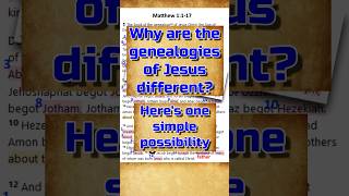 The genealogy of Jesus Christ bible biblestudy history [upl. by Orian]