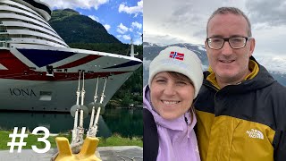 Part 3 PampO Iona Norwegian Fjords Cruise  OLDEN  July 2023 [upl. by Esertal]