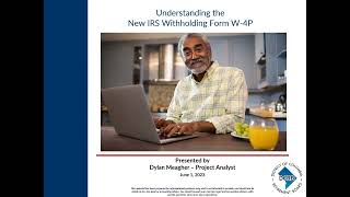 Understanding the New IRS Form W4P [upl. by Grane]