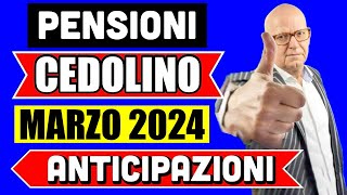 PENSIONI 👉 ANTEPRIMA CEDOLINO MARZO 2024❗️ECCO TUTTE LE NOVITÀ E COSA TROVEREMO IN ESSO [upl. by Tterrag]