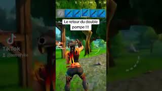 RETOUR DU DOUBLE POMPES  😍 fortnite fortniteclips fortnitebattleroyale [upl. by Enahs453]