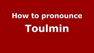 How to pronounce Toulmin SpanishArgentina  PronounceNamescom [upl. by Ardnahs]