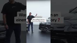 So viel verdient Omid an einem Urus Mansory  Wie viel dachtet ihr car mindset motivation [upl. by Faucher]