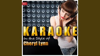 Encore In the Style of Cheryl Lynn Karaoke Version [upl. by Scrope606]