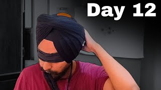 Blindfolded Turban Challenge for 30 days  Freestyle Morni  Day 12 [upl. by Eceertal]