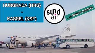 TRIP REPORT  HurghadaKassel Sundair A319 [upl. by Oiciruam]