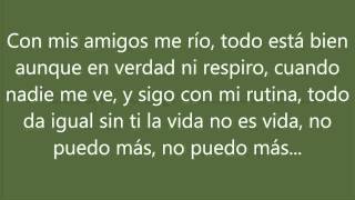 Me cuesta tanto olvidarte  Enrique iglesias letra [upl. by Anirtik]