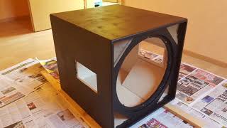 PA Subwoofer selber bauen 18quot Bass Reflex 800W RMS [upl. by Katya]