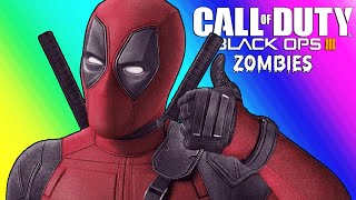 BO3 Zombies Funny Moments  Deadpool and The Multiverse of Maps [upl. by Pollak478]