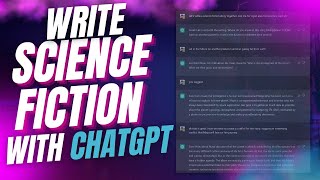 How to Write a Science Fiction Book with ChatGPT [upl. by Irovi]