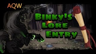 AQW  Librarium Binkys Lore Scroll Entry [upl. by Gayla263]