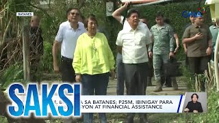 PBBM bumisita sa Batanes P25M ibinigay para sa rehabilitasyon at financial assistance  Saksi [upl. by Kcirnek742]