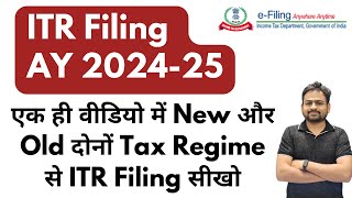 ITR Filing Online 202425  ITR1 Filing Online 202425  How to File Income Tax Return 2024 [upl. by Aivatra416]