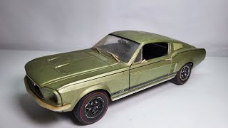 Restoration Ford Mustang GT 1967 Mineral Grey [upl. by Igenia]