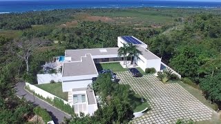 Luxury Villa with Hilltop Ocean Views in Las Terrenas Dominican Republic [upl. by Vere514]