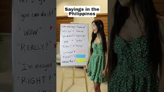 SAYINGS PART 1  Learn Tagalog Philippines [upl. by Ehrman]