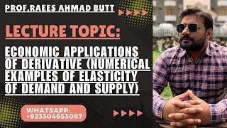 Numerical Examples Of Price Elasticity Of Demand And Supply Eng Medium  Microeconomics [upl. by Lenee]