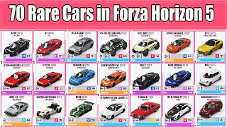 List 70 Rare Cars in Forza Horizon 5 [upl. by Ociram240]