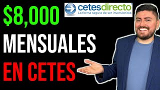 Cómo recibir 8000 MENSUALES en CETES Tutorial para comprar CETES [upl. by Sherilyn]