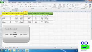 Excelde Yüzde Hesaplama Formülü [upl. by Aseeram72]