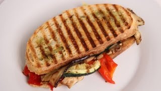 Grilled Veggie Panini Recipe  Laura Vitale  Laura in the Kitchen Episode 392 [upl. by Damick688]