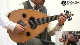 Oud Beginner  Maqam Ajam Scale [upl. by Henden]