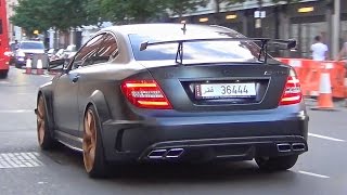 Loud Arab Mercedes C63 Black Series wMHP Exhaust [upl. by Attikram]