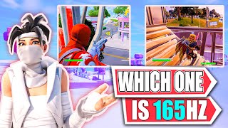 60Hz Vs 165Hz  Can You Find the difference Fortnite Gameplay [upl. by Golter]