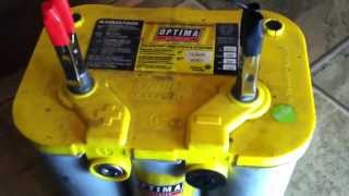 HOW TO REGENERATE AND RECHARGE A DEEPLY DISCHARGED OPTIMA GEL BATTERY PART1 [upl. by Ogir]