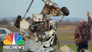 Skydivers Escape As Two Planes Collide  Archives  NBC News [upl. by Felecia]