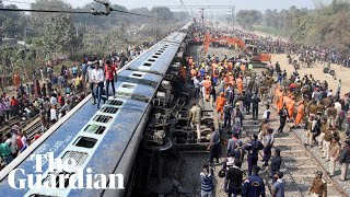 Train derailment in India kills seven people [upl. by Chiquita]