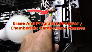 Program A Chamberlin Or Lift Master Garage Door Remote [upl. by Keelin]