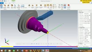 Lathe operations by using mastercam 2020 LATHE OPERATIONS IN MASTERCAM 2019 [upl. by Kreindler496]