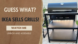 My New Purchase For The Deck  IKEA GRILLSKAR  DIY Unboxing and Grill Assembly [upl. by Ybrek693]