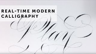 Play Modern Calligraphy by Melissa Esplin [upl. by Ardnaiek507]