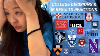 COLLEGE DECISIONS  IB RESULTS REACTION 2023 ivies t10s northwestern jhu uk cambridge hk intl [upl. by Rothstein315]